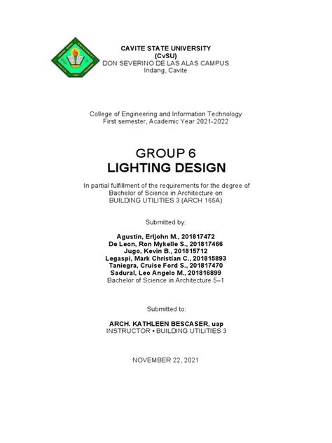 Image result for Lighting Design Concept Statement Example