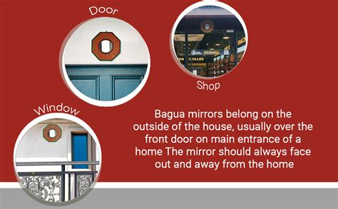 Buy Yash Life Feng Shui Convex Pakua Mirror for Positive Energy, Wall ...