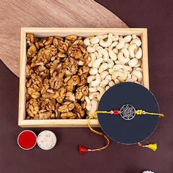 Rakhi with Dry Fruits | Send Rakhi and Dryfruits to India | Rakhi.in