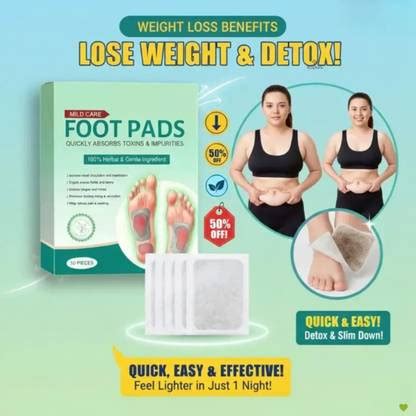 Oilanic Foot Pads Weight Loss - Foot Detox Pads For Calm Overnight Use ...