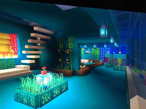 My underwater basement frick you By u/smg80 | Minecraft interior design ...