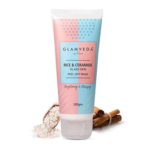 Buy Glamveda Rice & Ceramide Korean Glass Skin Peel off mask 100gm ...