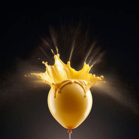 A yellow balloon with the number 12 on it | Premium AI-generated image