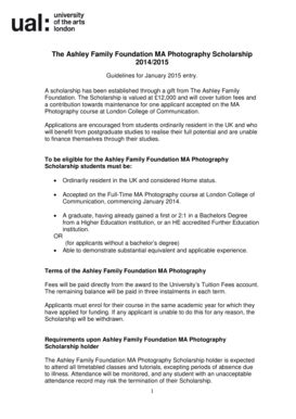 Fillable Online arts ac Application Form and Guidelines (PDF 64KB ...