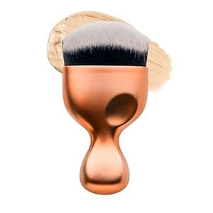 Gleva Flat Top Kabuki Brush With Handle, Foundation Makeup Brush, Face ...