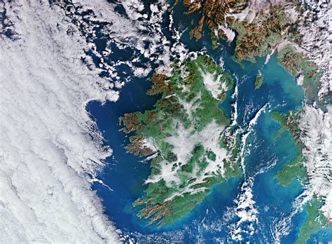 North Atlantic Islands Map The Island Of Ireland In The North Atlantic