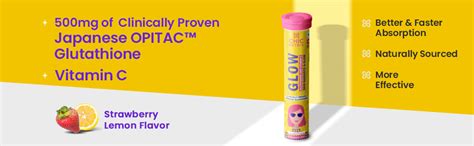 Chicnutrix Glow- 20 Effervescent Tablets| Japanese Glutathione & Vit. C ...