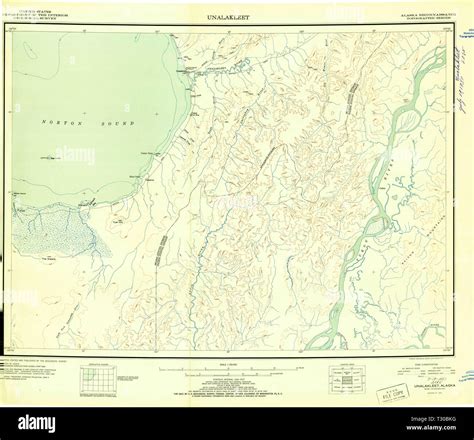 Map of unalakleet hi-res stock photography and images - Alamy