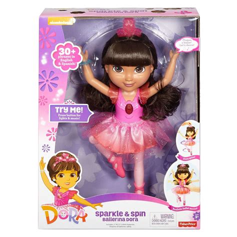 Dora the Explorer Nickelodeon Sparkle & Spin Ballerina Dora Fashion ...