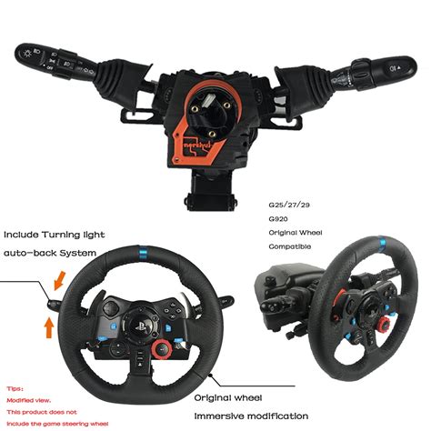 Buy Upgrade Type DIY Racing Simulator Steering Wheel Turn Signal Wiper ...