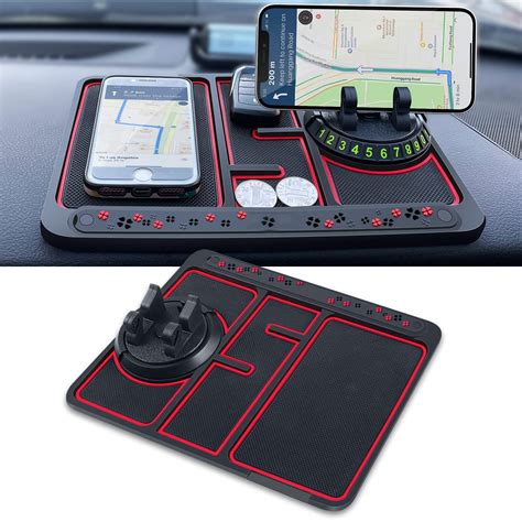 BKN® Car Dashboard Multifunctional Non Slip Anti Skid PVC Pad Mat with ...