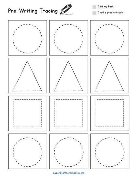 Image result for Pre Writing Shapes