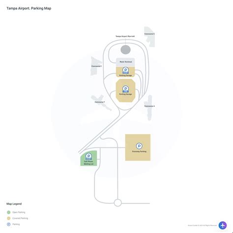 Tampa Airport (TPA) Parking Rates and Map