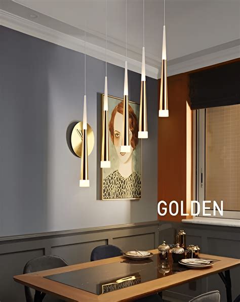 Modern Golden Colors Hanging Lights – ANGIE HOMES