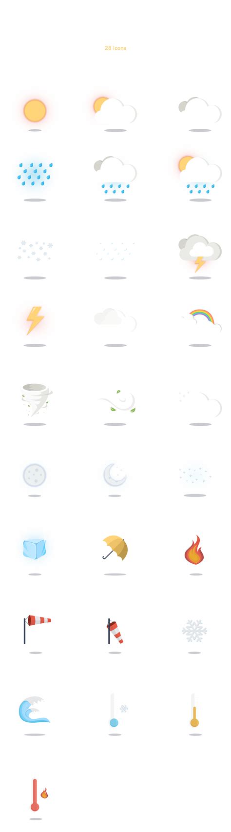 Image result for Weather Icon Set