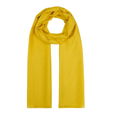Gold Mini Seljuk Monogram Scarf | Ipekevi
