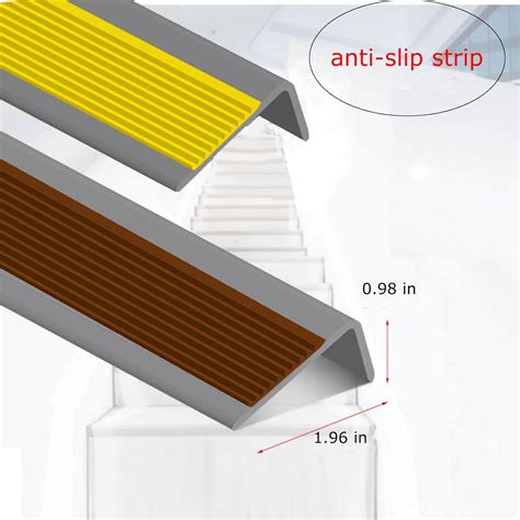Heavy Duty Step Nosing Non Slip Stair Covers Aluminum Stair Nosing ...