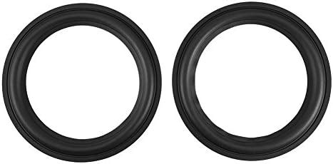2pcs 8 inches Speaker Rubber Edge Perforated Subwoofer Surround Rings ...