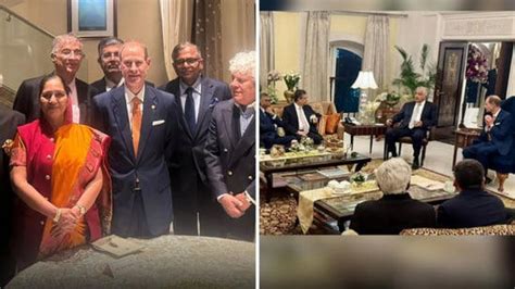 Indian billionaire dines with British royal family member in Mumbai ...