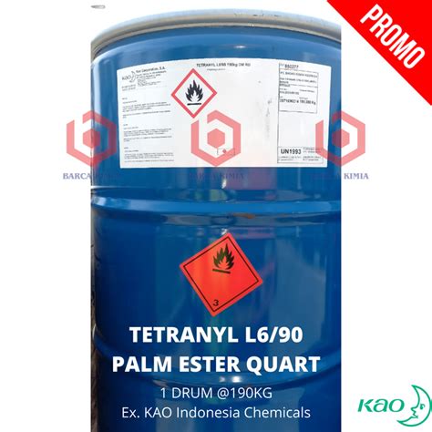 Jual TETRANYL L6/90 1 DRUM 190 KG Ex. KAO | BAHAN SOFTENER PELEMBUT ...