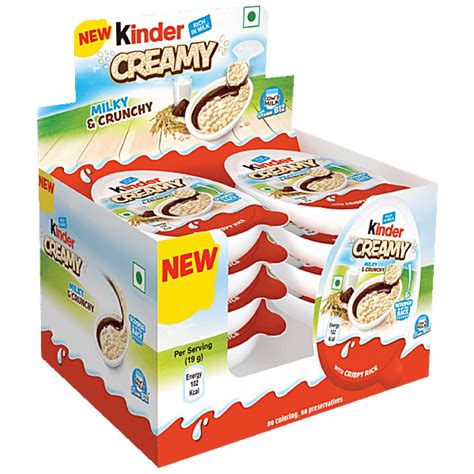 Buy Kinder Creamy, Milky & Crunchy Online at Best Price of Rs 200 ...