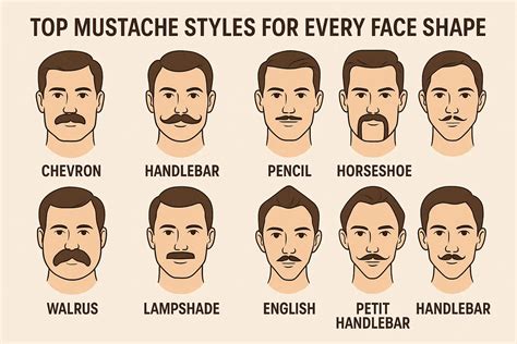 Mustache Styles for Every Face Shape | Complete Guide