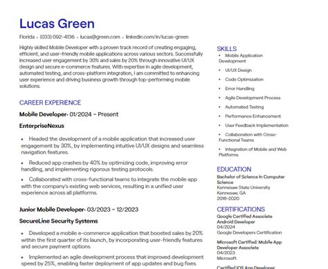 Image result for Mobile Developer Bio