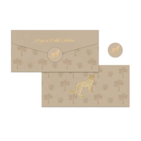 Cheetah Money Envelopes (Set of 20) | Studio PSD