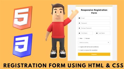 Image result for Hour Regristationf Form HTML/CSS