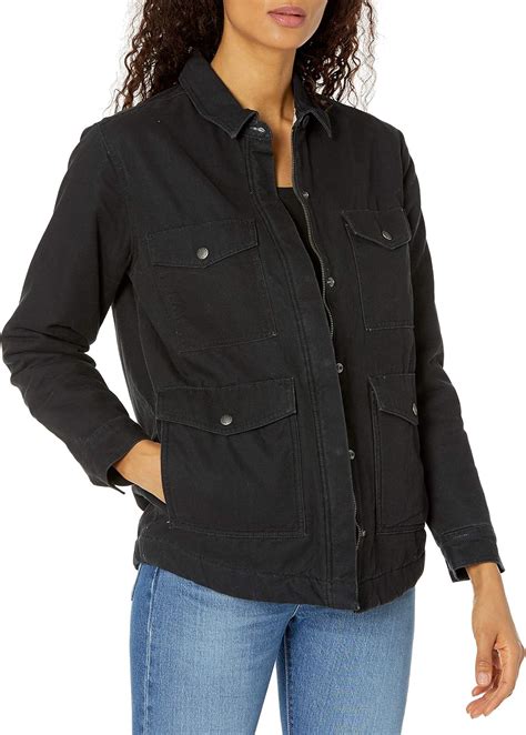 Dickies Women's Duck Sherpa Lined Chore Coat Work Utility Outerwear ...