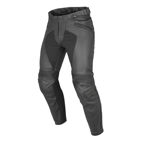 Dainese Pony C2 Perforated Leather Pants Black Black– Moto Central
