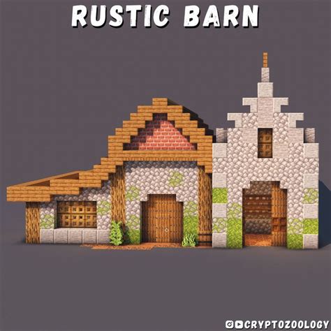 Image result for Minecraft Rustic Barn Tutorial