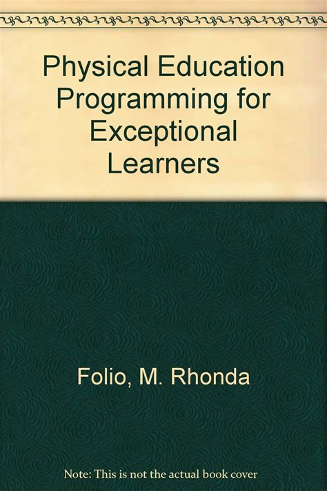 Buy Physical Education Programming for Exceptional Learners Book Online ...