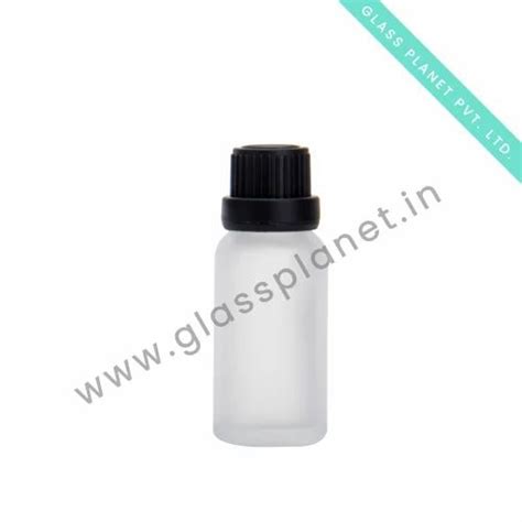Frosted Glass Bottle - 30ml Rectangular Clear Frosted Glass Dropper ...