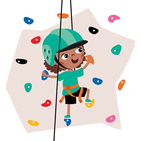Rock Climbing Clip Art For Kids
