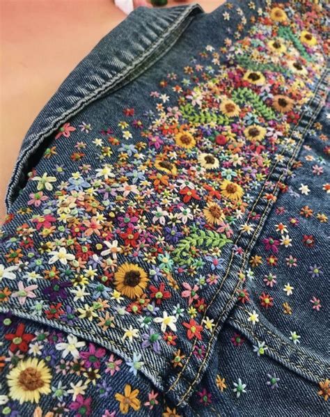 Pin by Cheryl Davis on Sewing | Clothes embroidery diy, Denim crafts ...