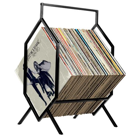 Buy Urbane Sound Vinyl Record Storage Rack - Black Vinyls Display ...
