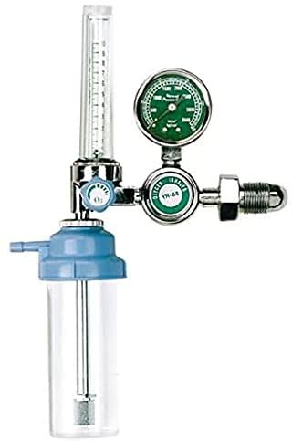 TREND-ASPIRE Glass Oxygen Flow Meter with Regulator and Humidifier ...