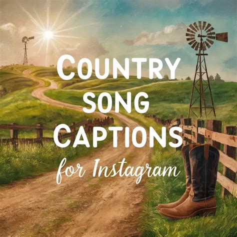 301+ Best Country Song Captions for Instagram - Captions Unleashed