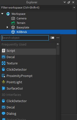Image result for Kill Brick Script Code
