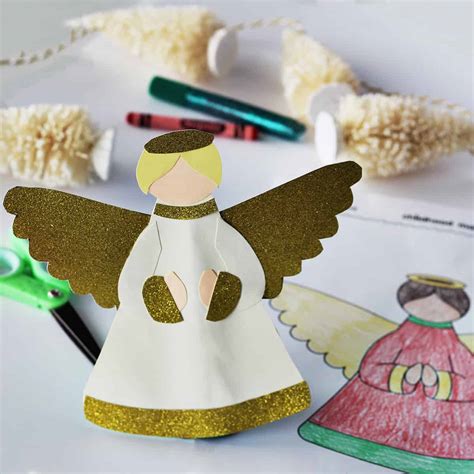 Christmas Angel Craft Printable | Gerald Printable