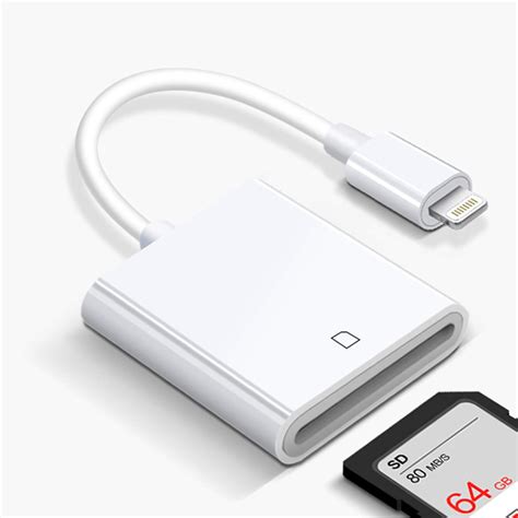Amazon.com: Lightning to SD Card Camera Reader for iPhone iPad【Apple ...