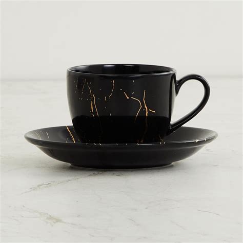 Buy Marshmallow Bone China Cup and Saucer - 210ml from Home Centre at ...