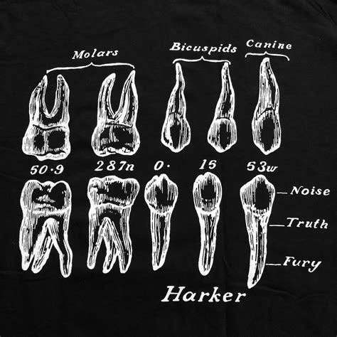 harker / teeth shirt MEDIUM | punker than me.