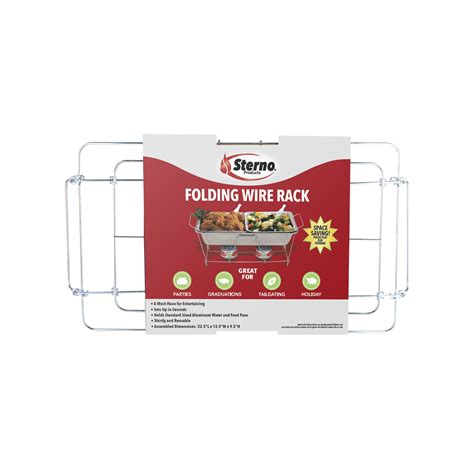 Buy Sterno Pop-Up Wire Rack Chafing Dish Online at Lowest Price in Ubuy ...