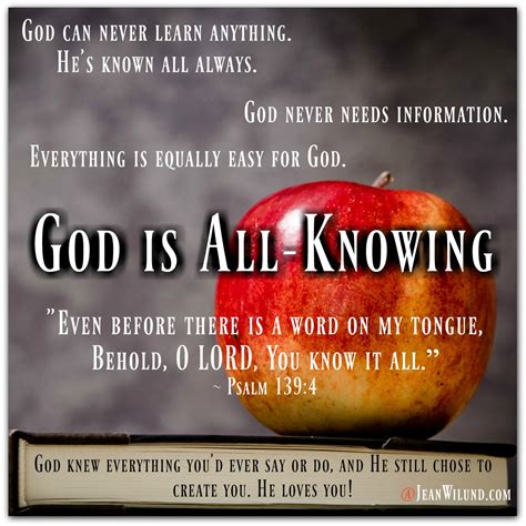 God is All-Knowing Instagram - Jean Wilund, Christian Writer/Speaker ...