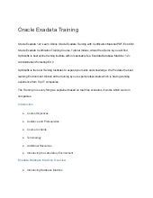 Image result for Oracle Exadata Training