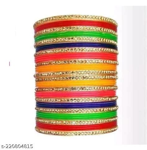 WOMEN & GIRLS BANGLES SET MULTI COLOR – Shefit