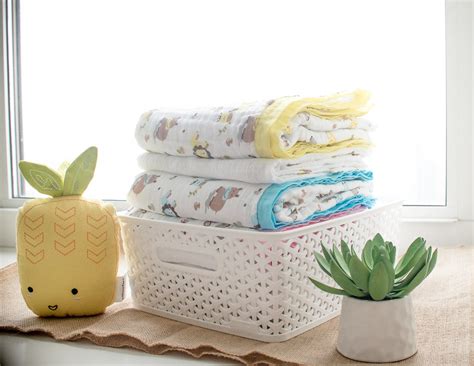Buy 3 layered muslin baby blankets online from My Milestones website