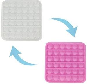 KIDDOKIDS Glow Under The Sun Color Changing Shape Push pop Bubble ...